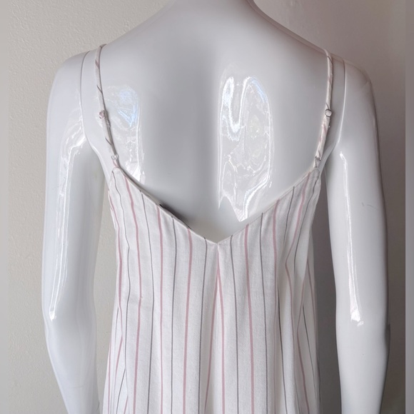 Zara (trf) Collection Linen Blend Super Wide-Leg Loose One Piece Jumpsuit Size 6 - Picture 8 of 13